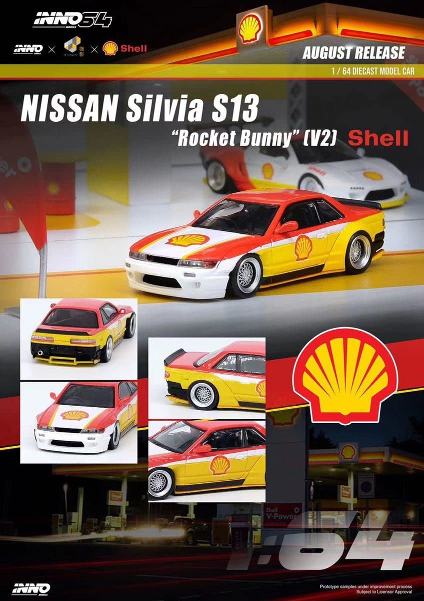 Amazon | 1/64 INNO 日産 シルビア ロケバニ Silvia S13 Rocket Bunny 