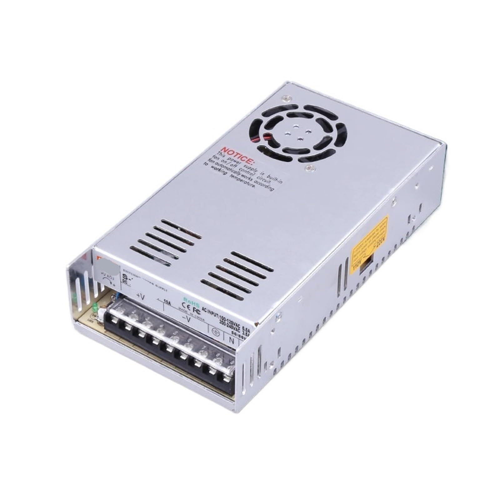 PWANUIGTE S-250-12V24V36V48V Industrial Monitoring Switching Power Supply Input 220V AC to DC(S-250W-24V)