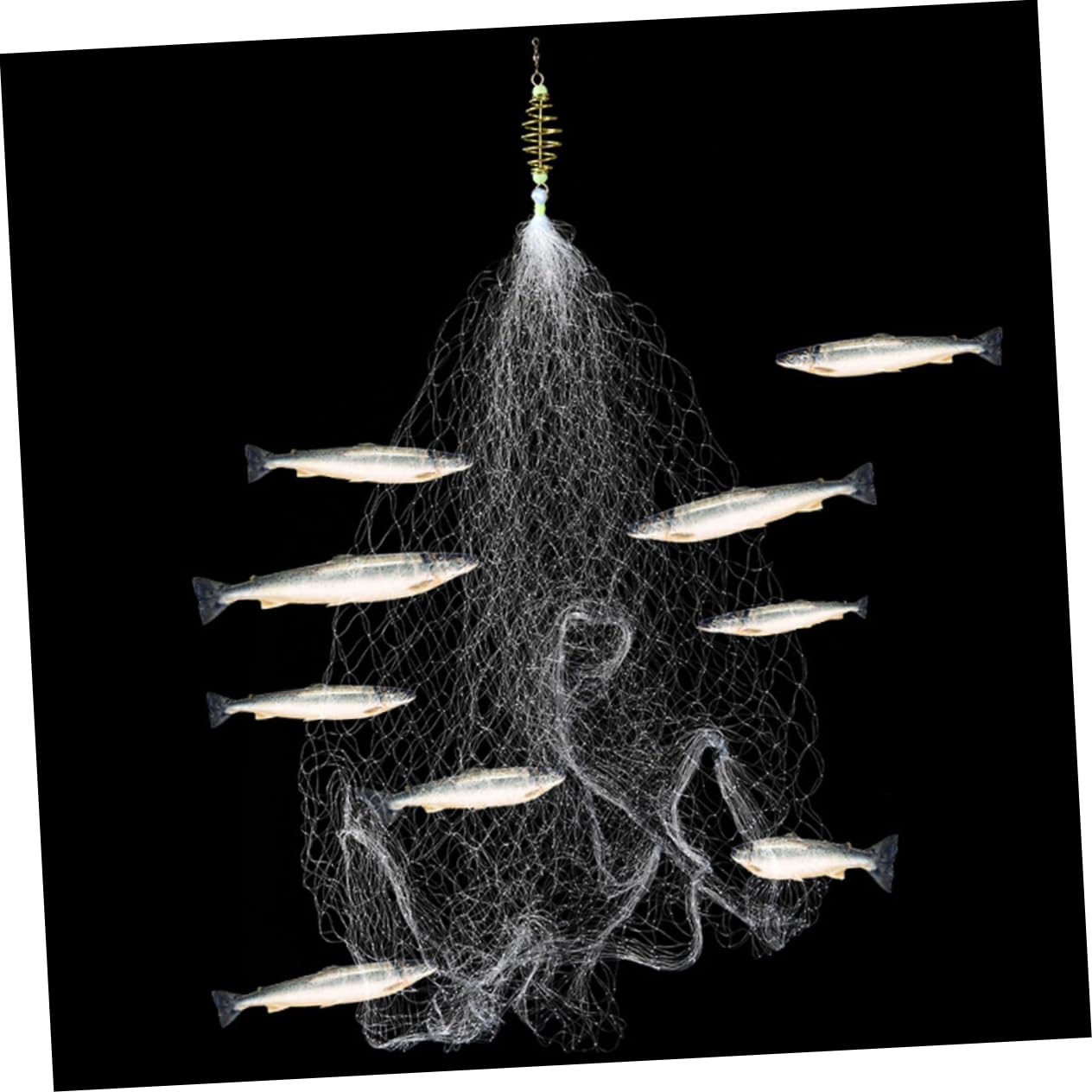Red de Pesca de Repuesto 20 Piezas de 8 Agujeros Hierro Nylon | Blanco, Accesorios Pesca y Aparejos de Pesca, para Atarraya y Desembarque de Truchas Color Aleatorio
