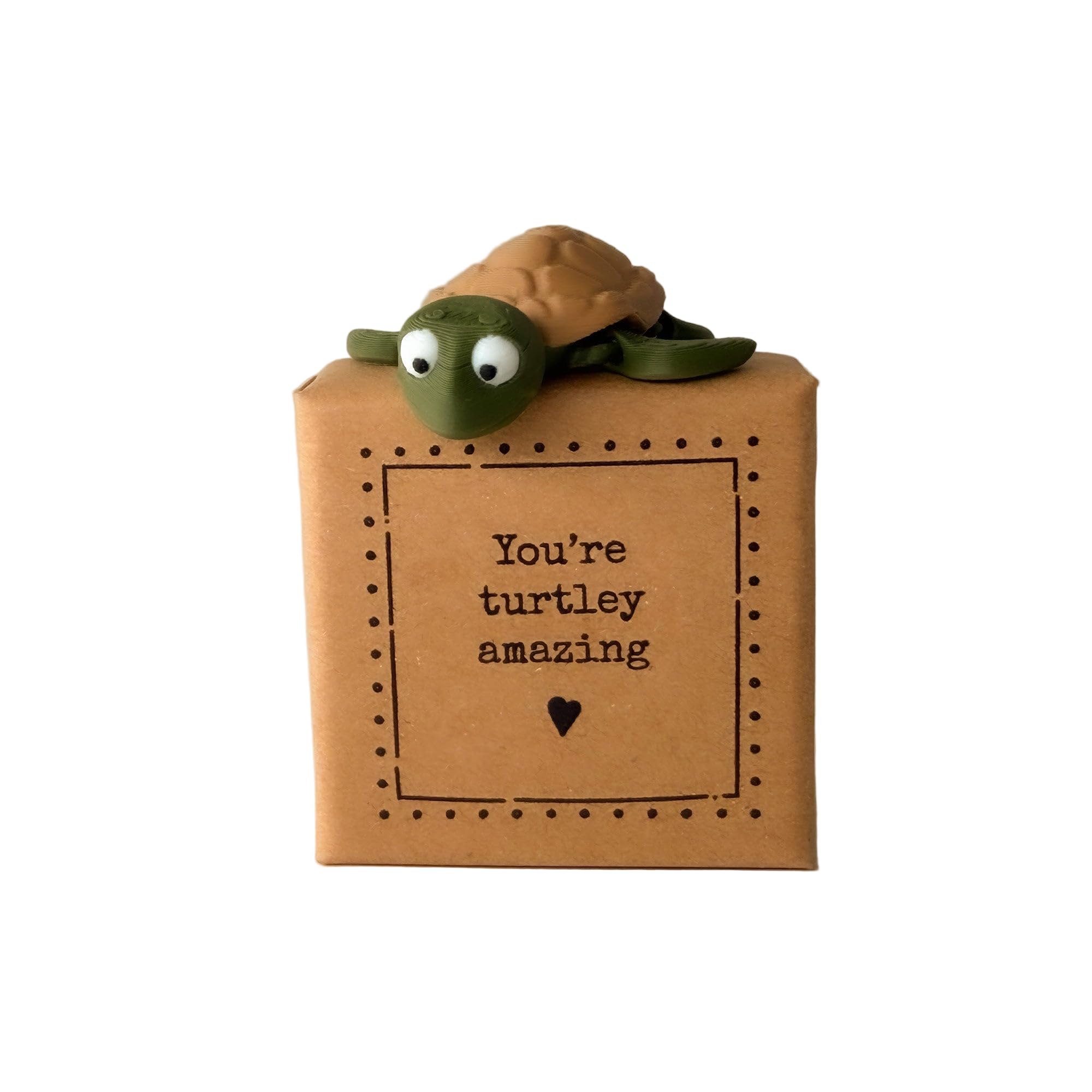 Image Industry You’re Turtley Amazing – Tiny Little Gifts – Turtle Keepsake in Small Gift Box – Sentimental Style Gift for Best Friend or Loved One