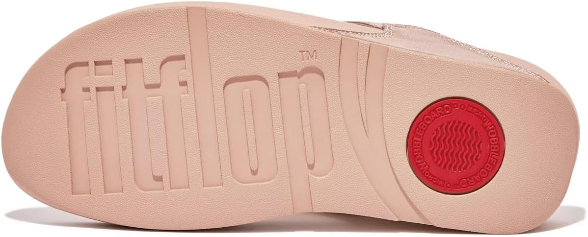 FitFlop Women's LULU Toe Post-Leather Flip-Flop, Rose Gold, 9 US - Image 5