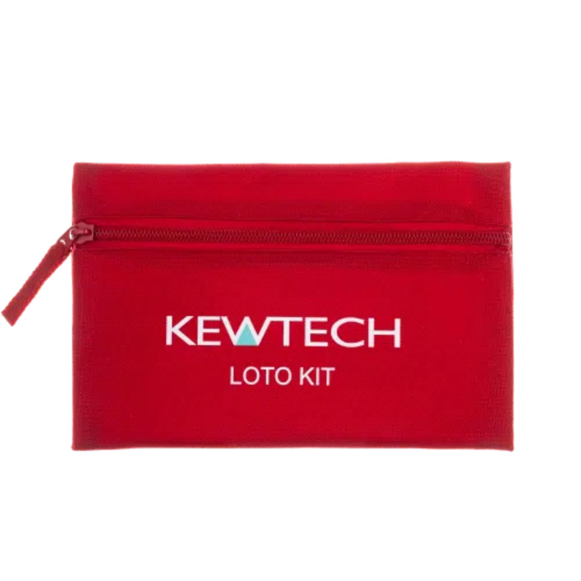 Kewtech LK20 - Kit completo de bloqueo industrial para MCBs, interruptores giratorios y interruptores con candado, cerrojo, etiqueta de advertencia y bolsa de almacenamiento