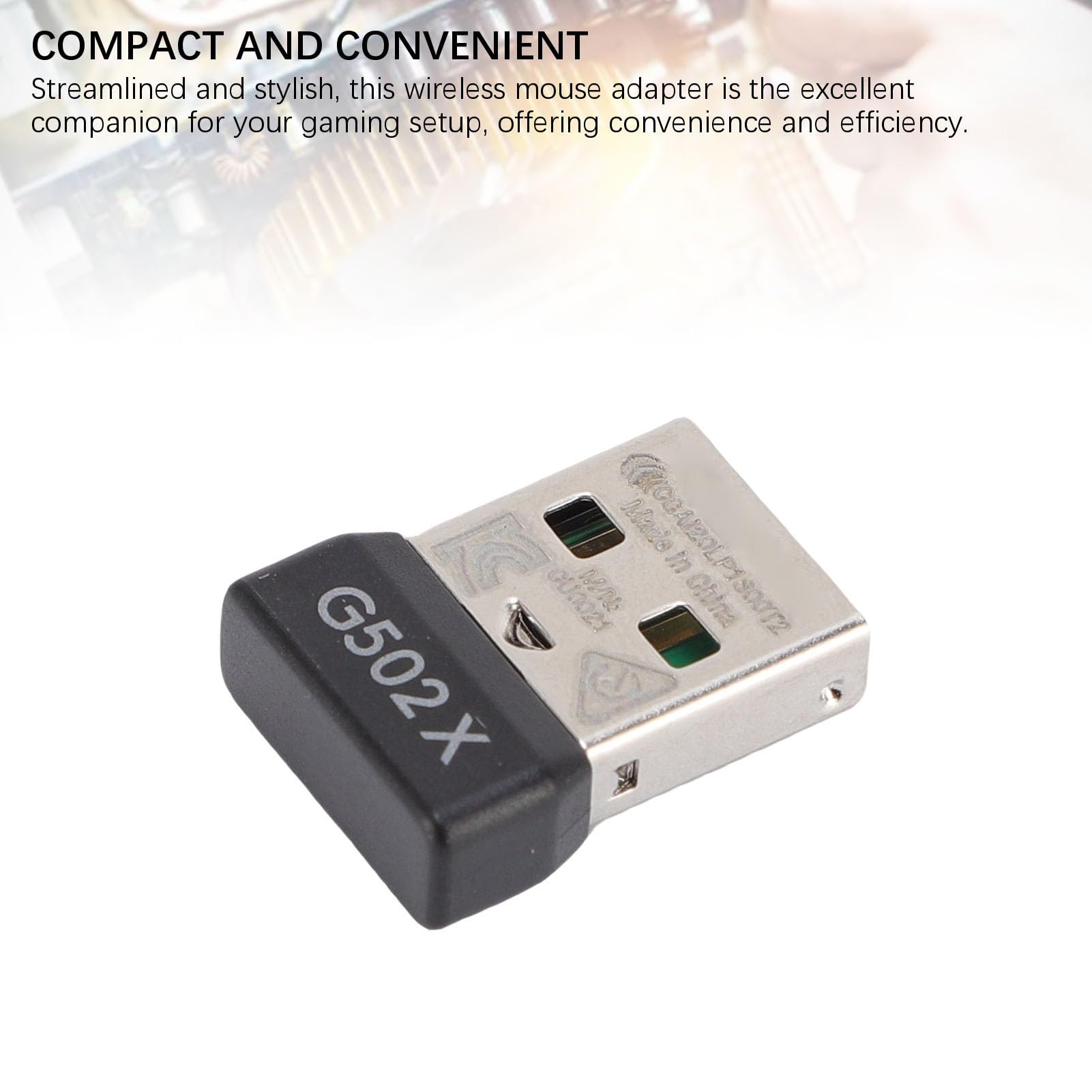 Pongnas Ricevitore USB Dongle da Gioco – Adattatore Plug-and-Play 2.4GHz