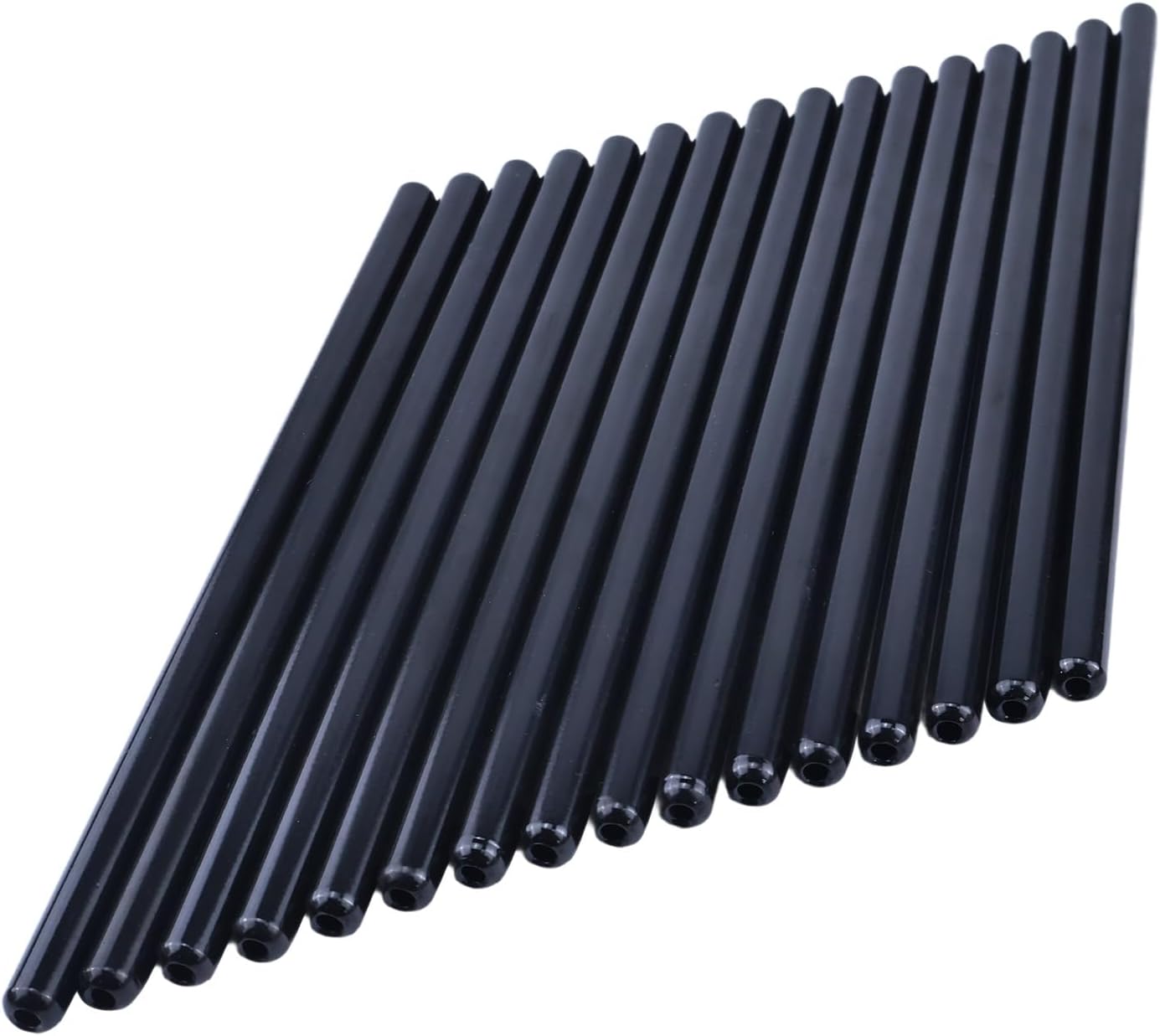 16PCS LS 5/16" Hardened 7.400" Chrome Push Rods Kit Compatible with GM LS1 LS2 LS3 LS6 L92 L99 1999-2013 4.8L 5.3L 6.0L 6.2L Engines