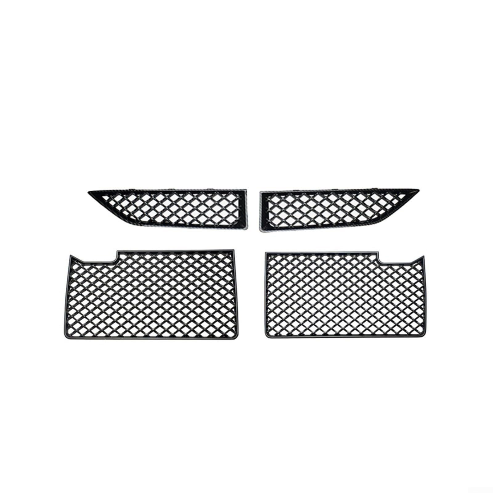 Grille de protection en maille pour pare-chocs avant, pour BMW M5 G90 G99 2025, ABS noir mat, garniture d'admission d'air