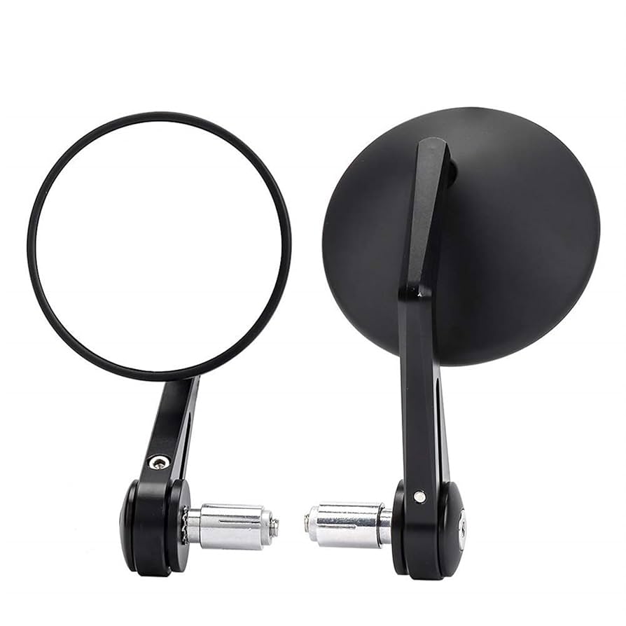 Amazon | 摩托车镜 オートバイミラーラウンドバーエンドミラー