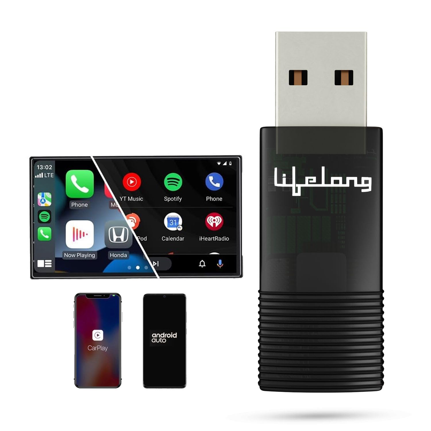 Lifelong 2-in-1 Wireless Android Auto & Wireless CarPlay Adapter for Car | for Android & iPhone/iOS | Converts Wired to Wireless | USB C/A | No App Needed | Stick Cast - Bluetooth & Wi-Fi (LLECA30)-picture-27