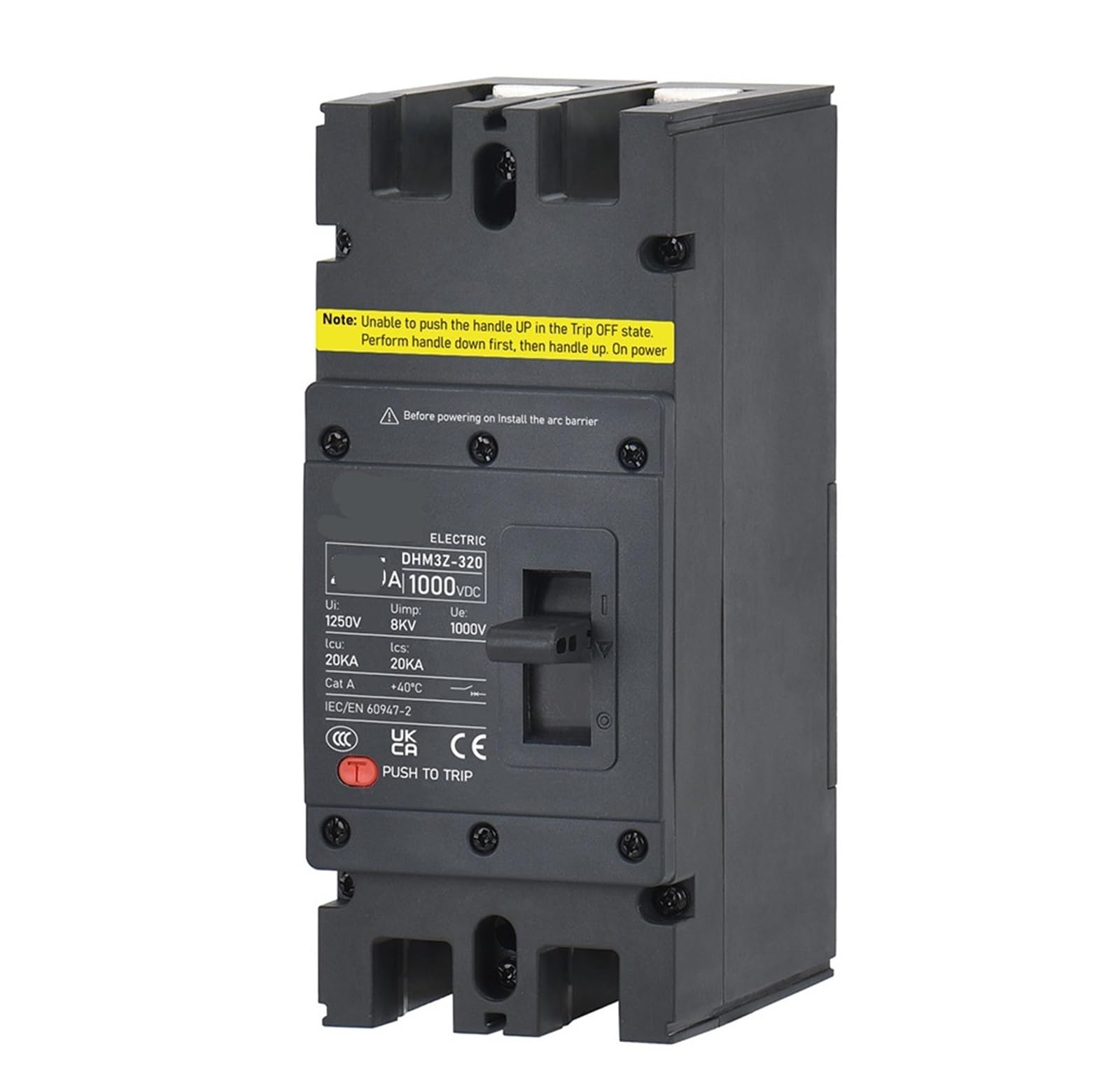 MCCB DC 1000V disjoncteur de sécurité haute performance pour isolation photovoltaïque