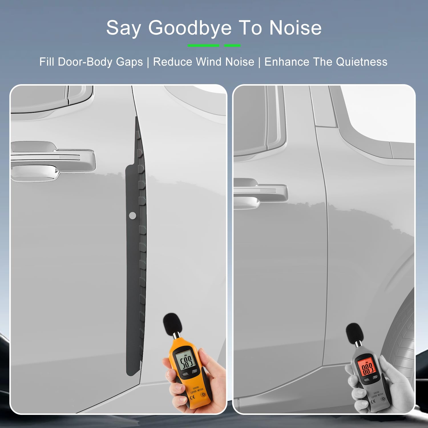 Door Edge Protector Compatible With 2022-2026 Ford Maverick Rear Door