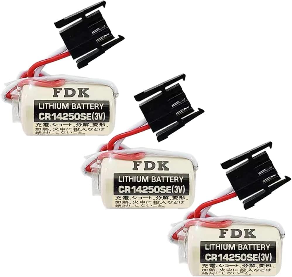 (3 Pack) CR14250SE 3V Lithium Battery 1/2AA 1000mAh for FDK 1747BA Backup Power