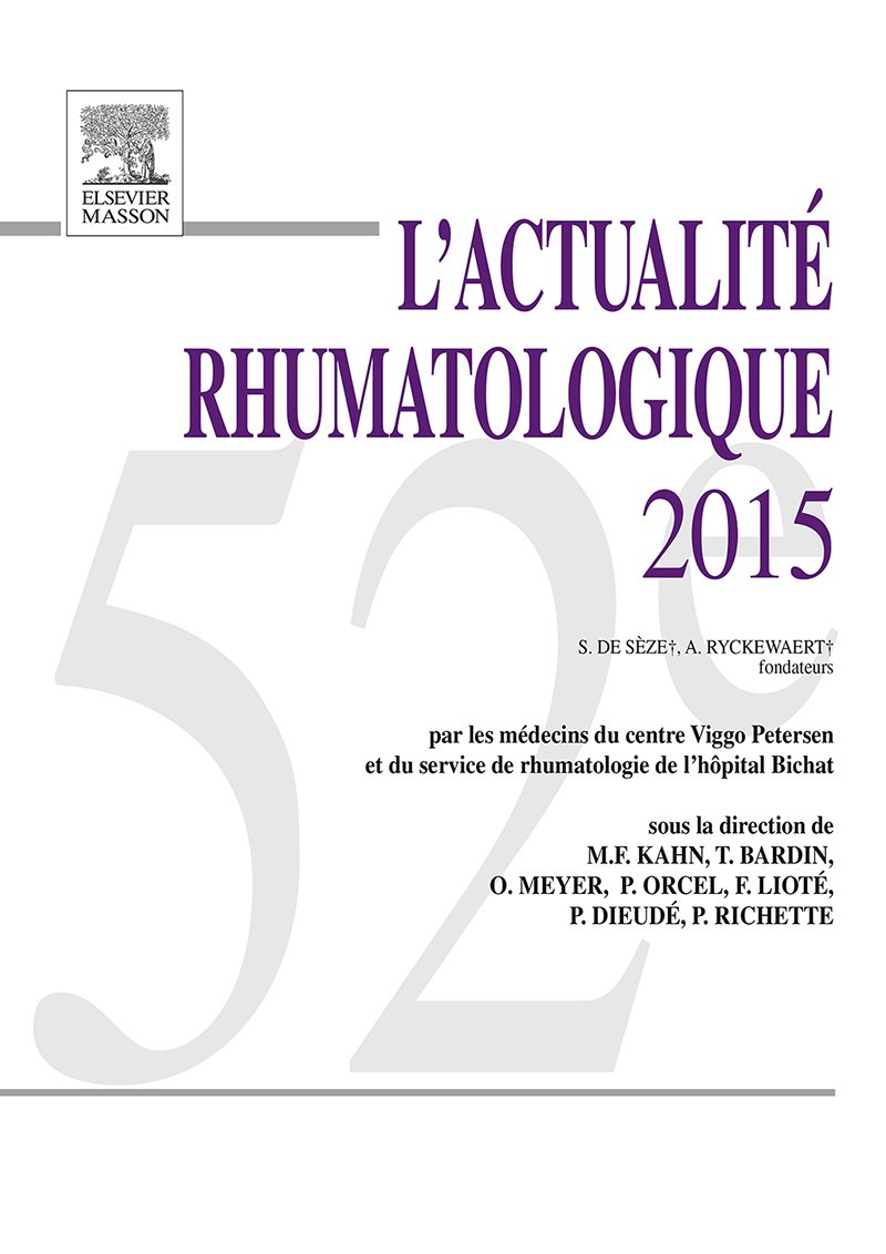 L'actualité rhumatologique 2015 (French Edition)