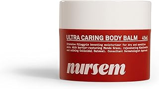 Nursem ULTRA CARING BODY BALM 45ml | Intensive body moisturiser for dry skin, eczema body cream for very dry skin … (45ml)