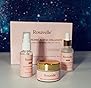 Rosavelle Vegan Skincare Kit For Women | Hyaluronic Face Serum Rose Toner Mist Collagen Mud Mask Combo | Hydrating Brightening Deep Pore Cleansing Glow Skin Care Set for Clear Smooth Radiant Skin