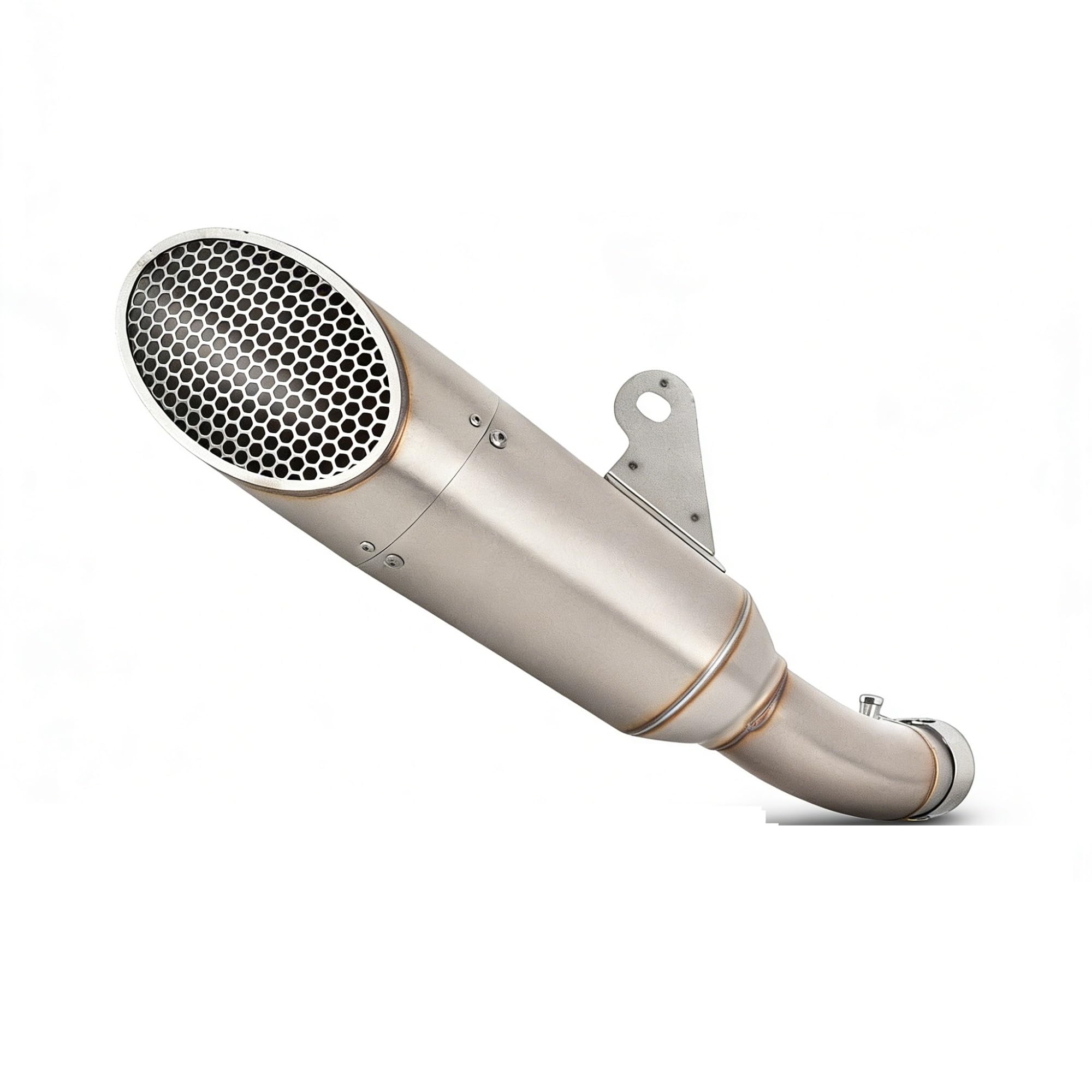 Silenziatore moto Slip On per YZF per R3 Silenziatore per tubo di scarico per moto di fuga con coda centrale con tubo di intestazione originale Net Connect
