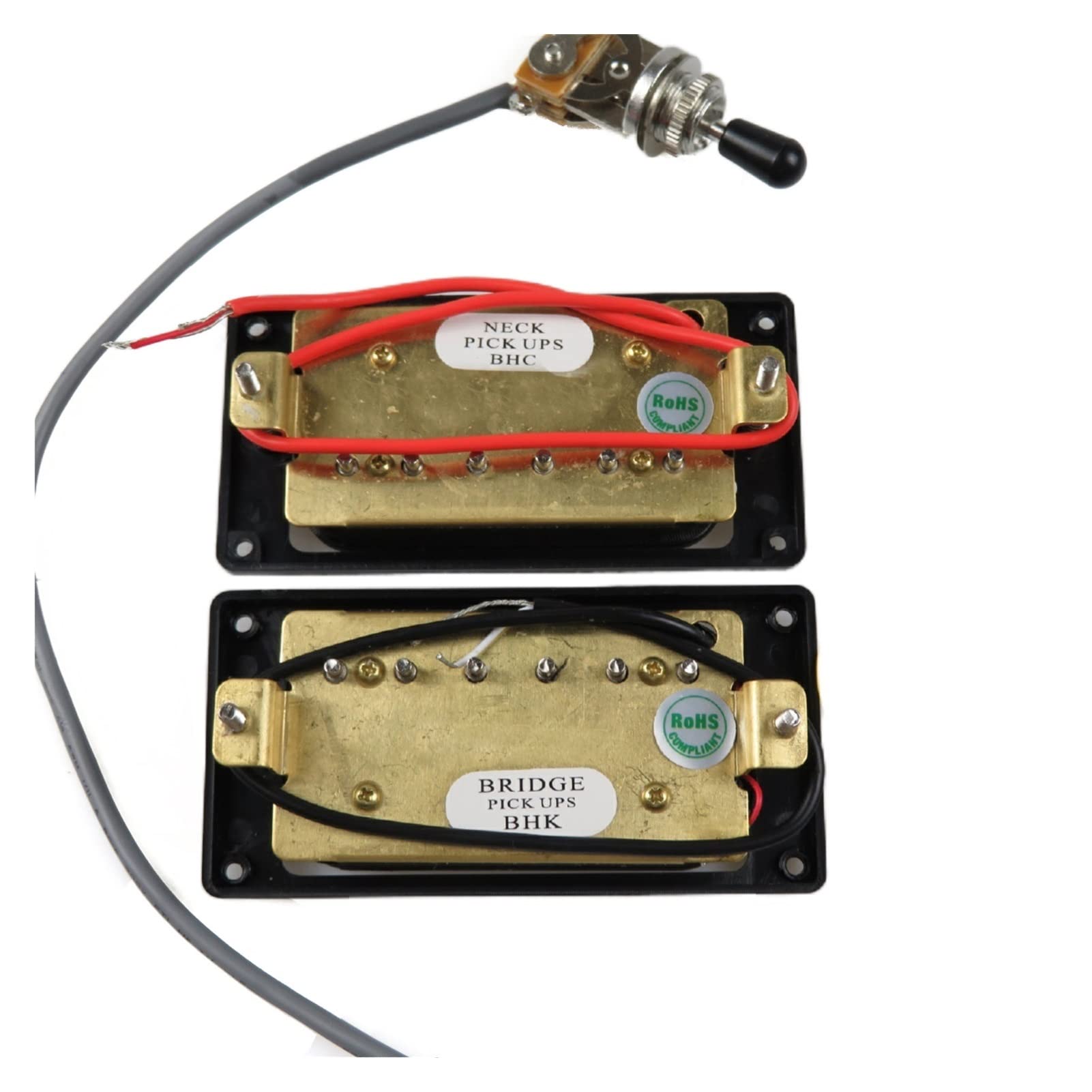 Los Pastillas De Humbucker Establecen La Guitarra Eléctrica Del Arnés De La Siclo Para Un Sonido Cómodo Pastillas guitarra (Color : YE Frame)