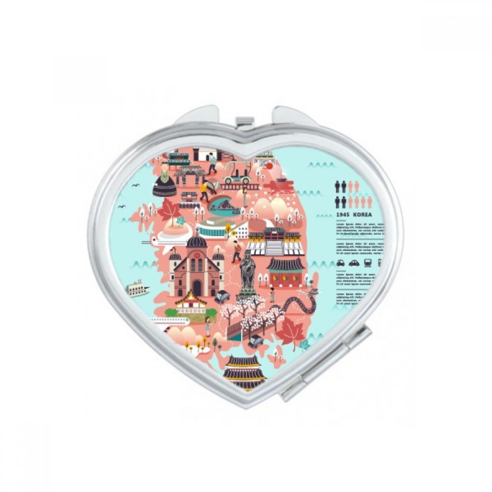 Miroir de maquillage Séoul pour retouches express en voyage ou au bureau