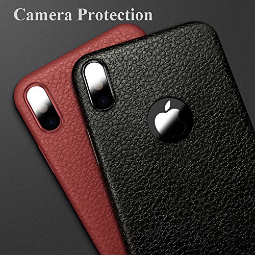 Amozo Slim Back Cover Case For Apple Iphone X Black Desertcart