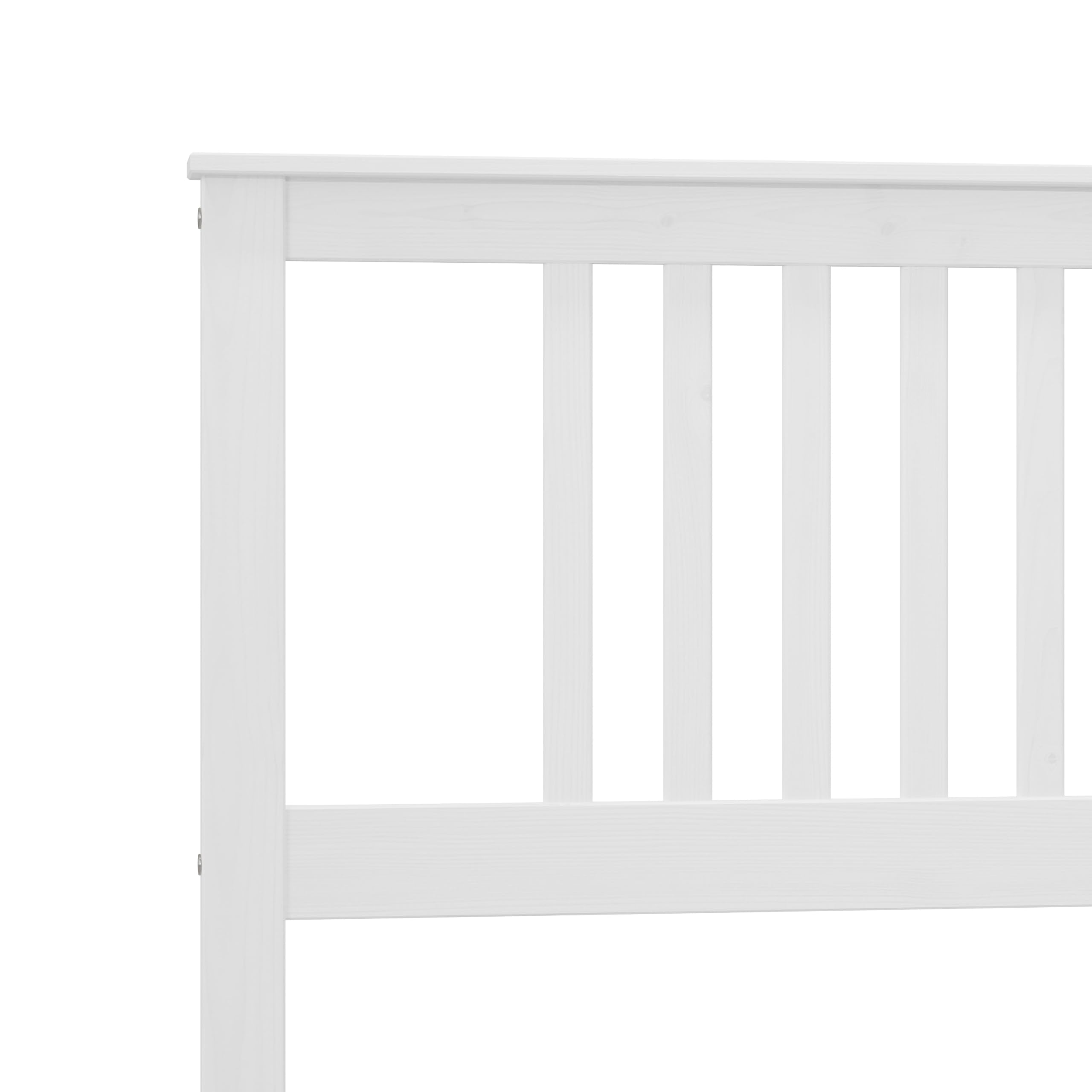 Dogar Moblit Cabecero de Pino Macizo para Cama con Somier de 135cm Color Blanco Translucido Serie Alme Medidas (100x145x2) cm (Alto-Ancho_Fondo) Requiere Montaje