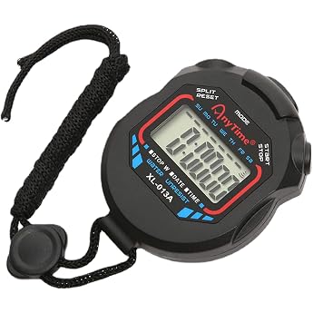 Stopwatch Digital for Sports - Stopwatch Waterproof | Seiko Stopwatch | Stopwatch Seiko | Sports Watch Countdown Timer | Stopwatch Training Timer Approx. 3.0 x 2.4 x 0.8 inches 8 x 6 x 2 cm, Water