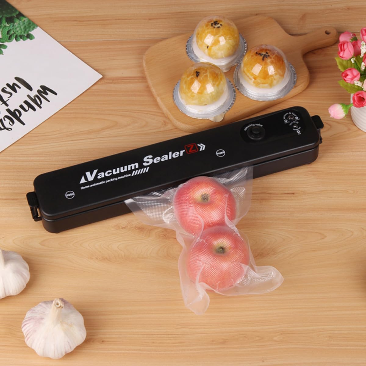 Macchina Plastica in Portatile Sottovuoto Alimenti per Nera