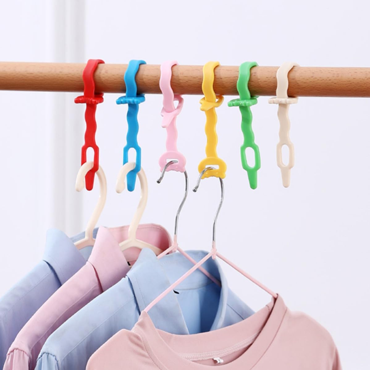 Reusable Fixing Buckle 20pcs Silicone Non Slip Hanger Fastener image 5