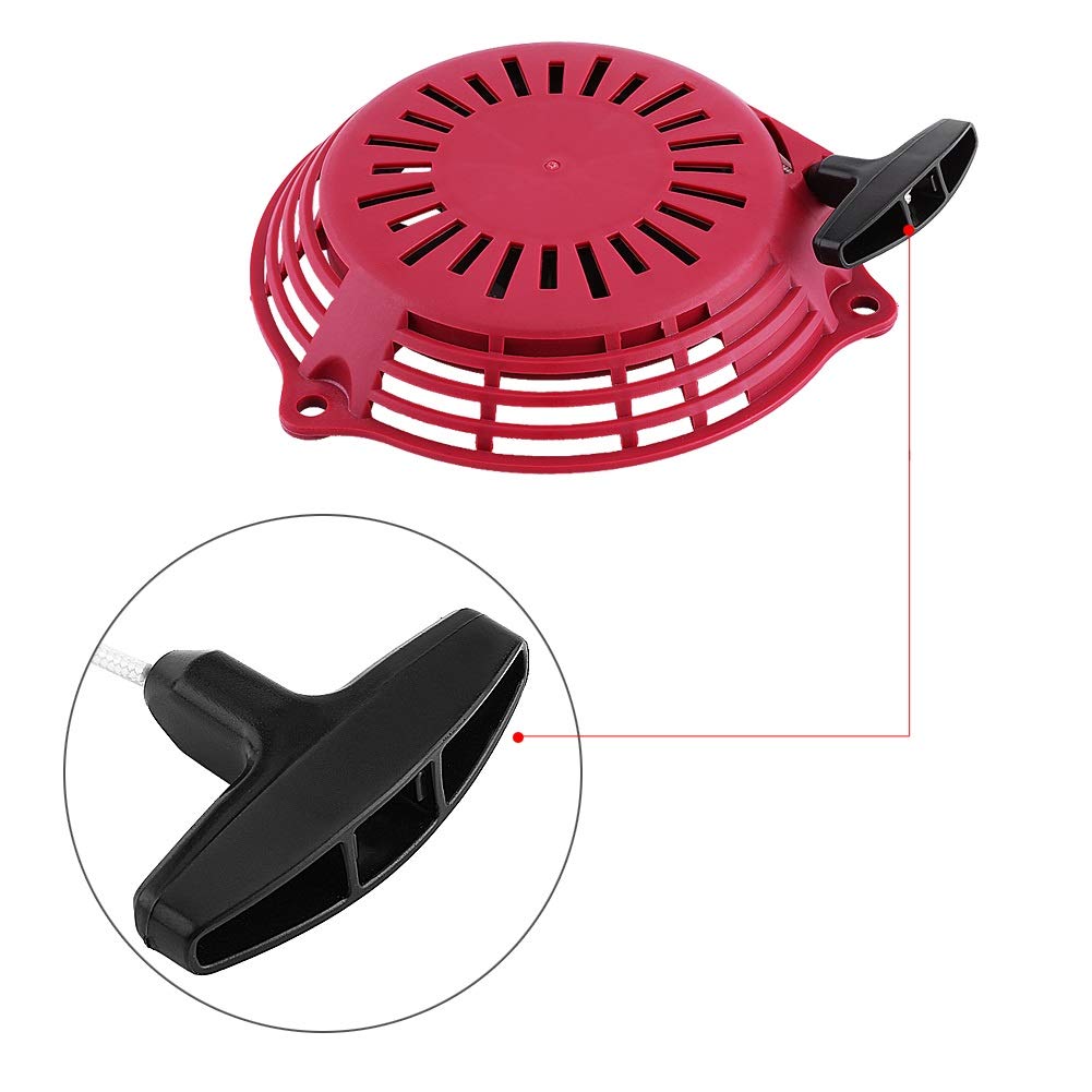 Nikou Avviamento a Strappo Generatore, Gruppo di Accensione Avviamento a Strappo Sostituzione per Generatore Ho-n-da GC135, GC160, GCV135, GCV160, EN2000 (Rosso)
