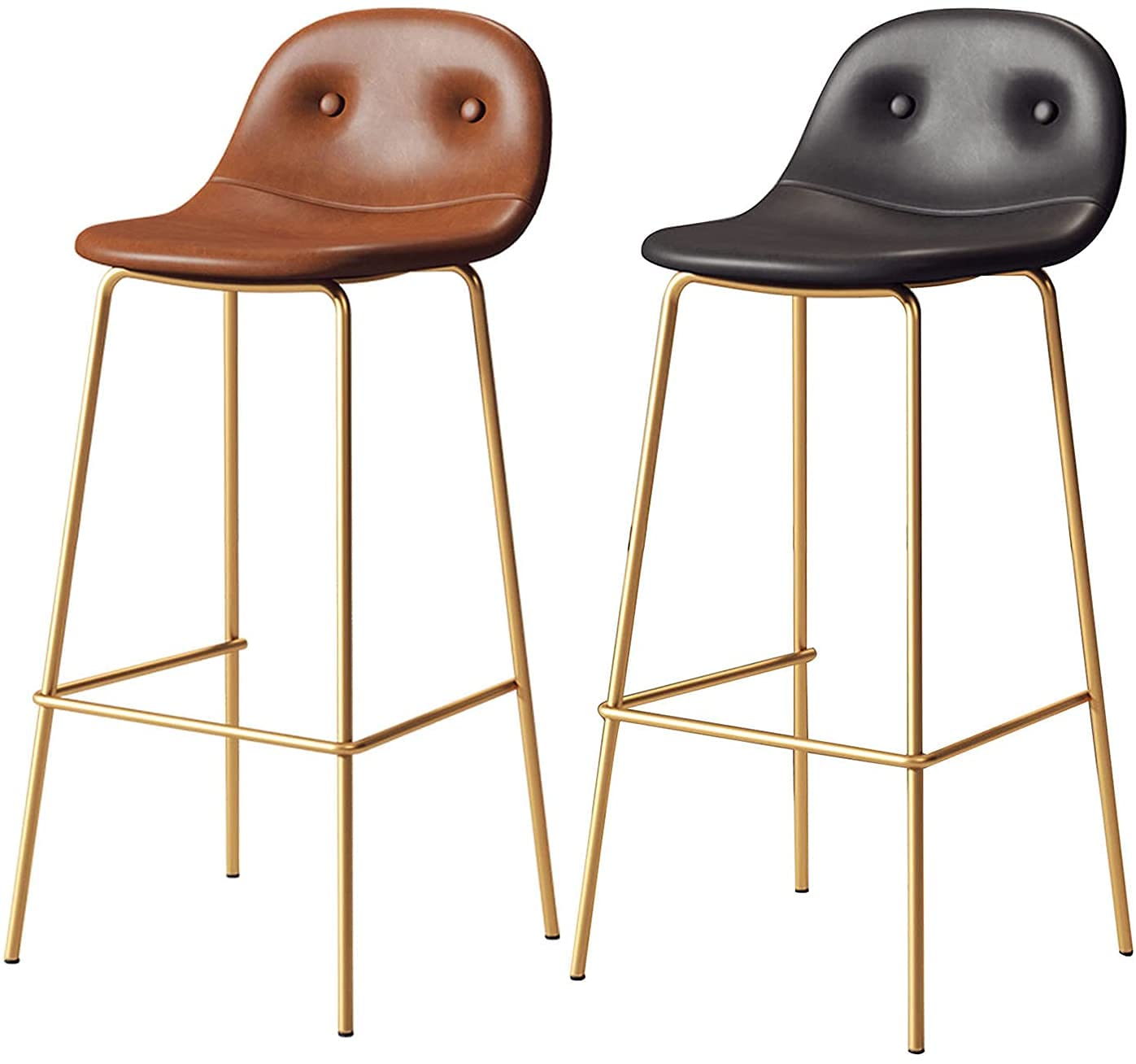 Tabourets de bar confortables 65cm faciles à nettoyer pour petit espace