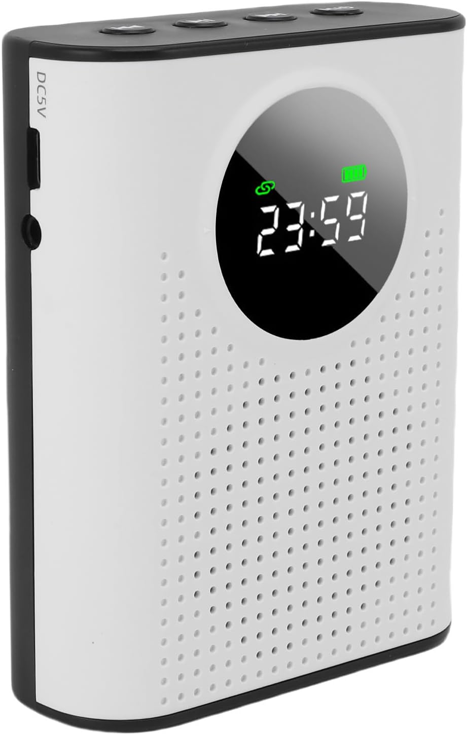 Wireless Clear Sound Voice Amplifier with Magnetic Lavalier for Teachers, Bluetooth Portable Amplifier for Classroom Presentation