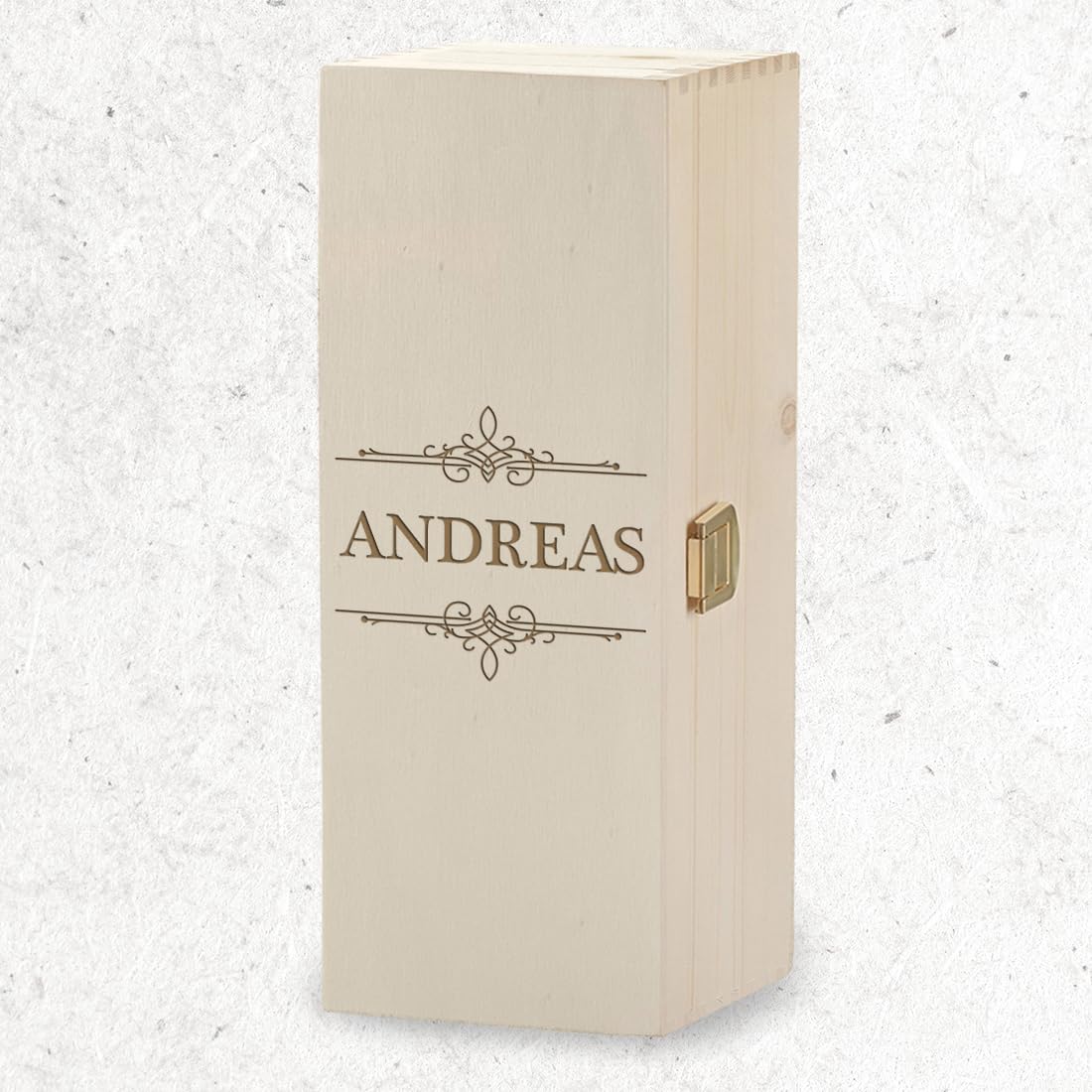 Coffret cadeau de 2 pièces : 1 chope à bière de 0,5 l + 1 boîte en bois avec gravure – Cadeau d'anniversaire et d'anniversaire – Verre à bière pour amis – Chope à bière avec trait de remplissage –