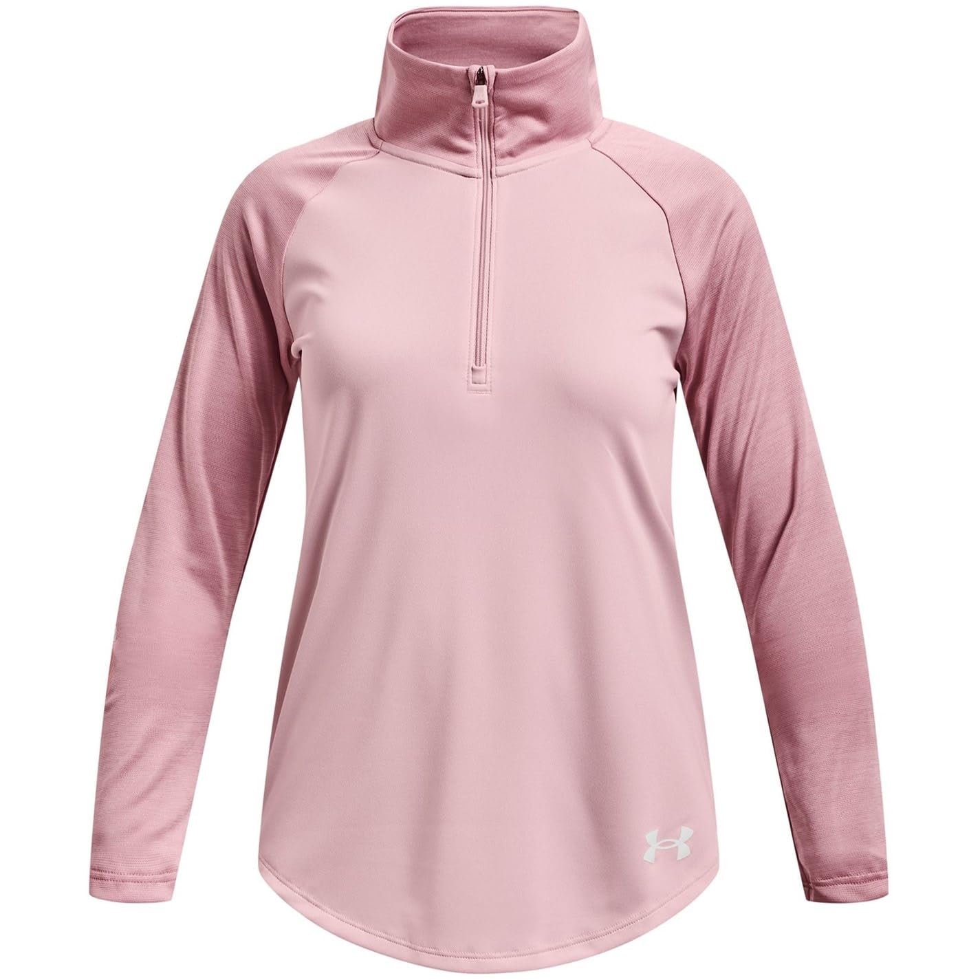 T-shirt Under Armour Girls col zippé anti-froid et transpiration - 3