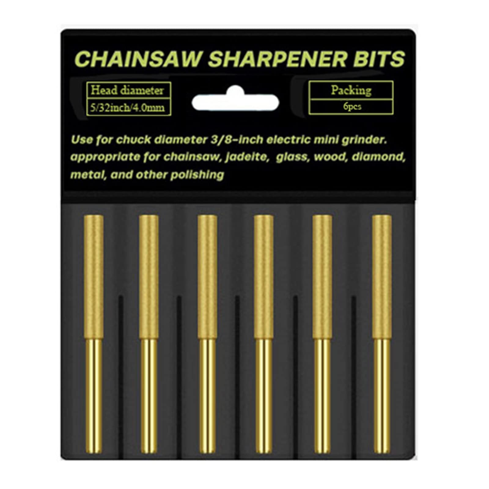Tsophreniq Chainsaw Sharpening Stone Grinding Rods Woodworking Chainsaw Accessory Tool Resistance Tools Tool