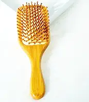 Escova de cabelo de madeira profissional para massagem e estilo do couro cabeludo