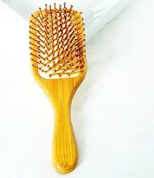 Escova de cabelo de madeira profissional para massagem e estilo do couro cabeludo