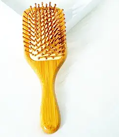 Escova de cabelo de madeira profissional para massagem e estilo do couro cabeludo