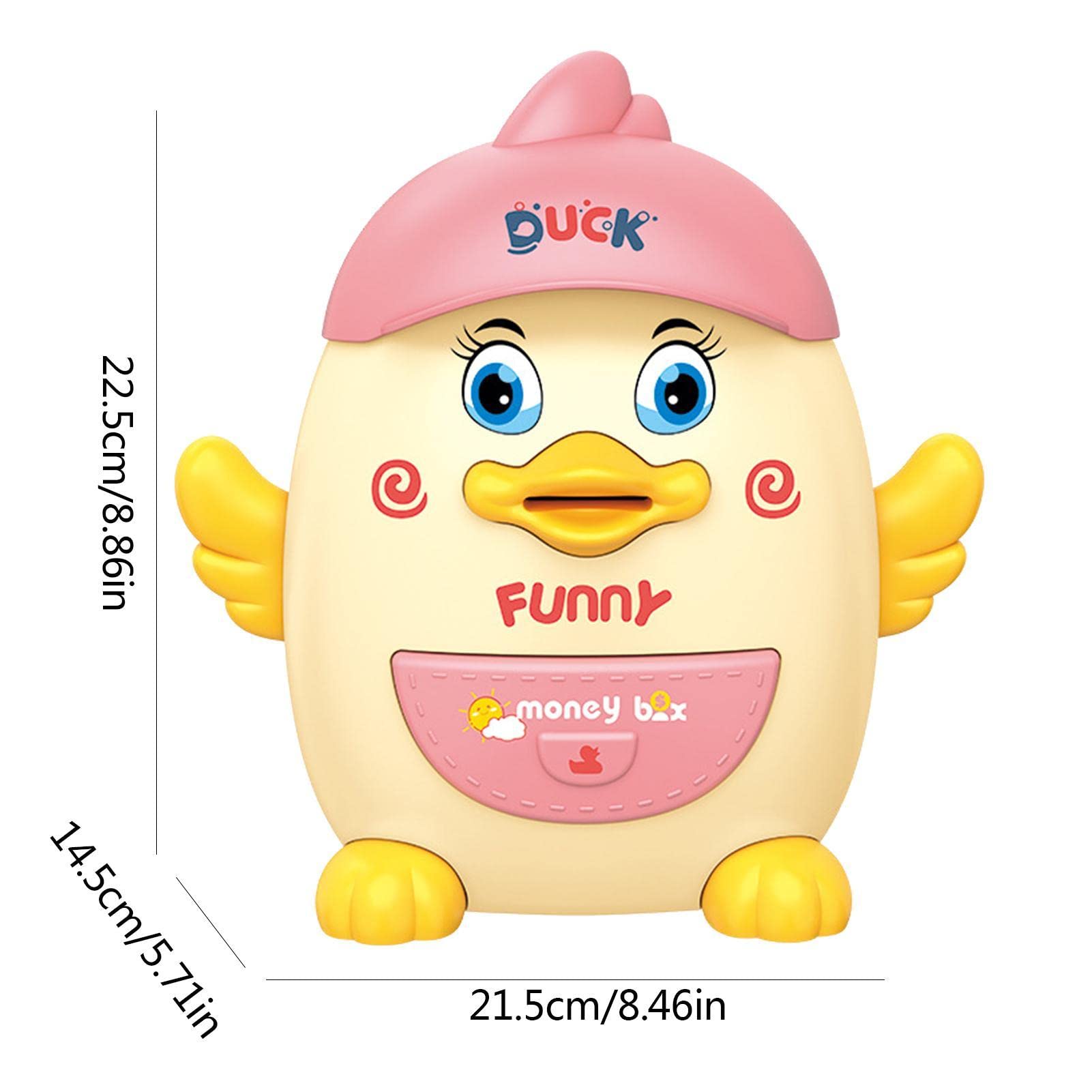 Amazon.co.jp: キッズ貯金箱 - ミニ ATM マシンの漫画のアヒルの形 - 指紋認識ロック解除とパスワードロックを備えた電子マネーボックス  、男の子と女の子のための自動スクロールペーパーバンクのおもちゃ Seechio : ファッション Cabhuti 漫画電子パスワード ミニATM貯金  ...