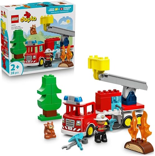 LEGO DUPLO Fire Engine with Hose and Firefighter 10473