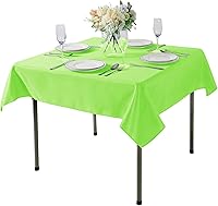 Vista 493 de Rectangle Tablecloth 90x132 inch Washable Polyester Fabric Table Cloth for Wedding Party Dining Banquet Decoration（90x132, Turquoise）