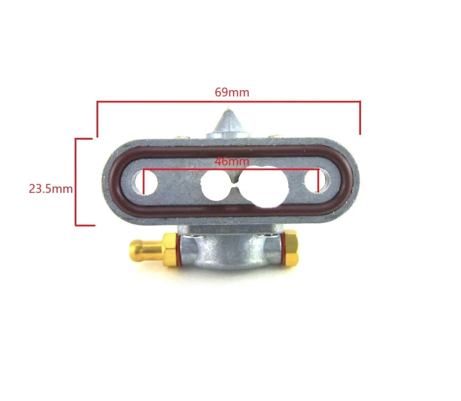 Montaggio iniezione e accessori per moto Rubinetto carburante valvola destra/sinistra adatta per Yamaha SR500 1980-81 447-24500-02 Rubinetto Benzina Serbatoio