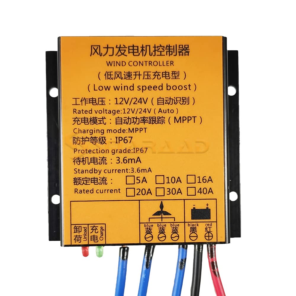 Regolatore di Carica del generatore delle Turbine eoliche 8000W-10000W, regolatore di Carica della Batteria Impermeabile, 12V / 24V / 48V
