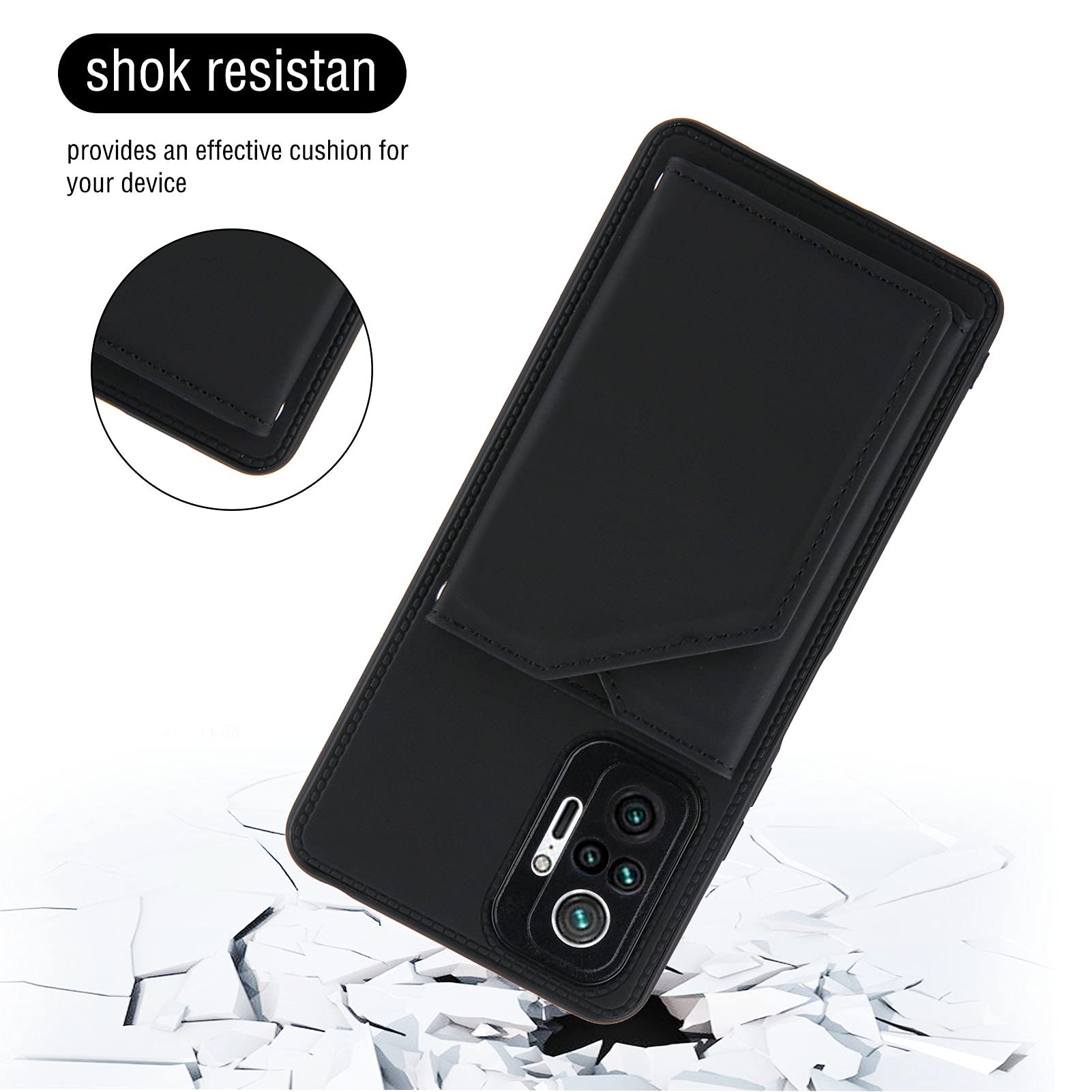 Custodia Redmi Note 10 Pro / Note 10 Pro Max, Custodia A Portafoglio In Pelle Con Chiusura Magnetica E Supporto Per Xiaomi Redmi Note 10 Pro 10 Pro Max Marrone  S2 379628463