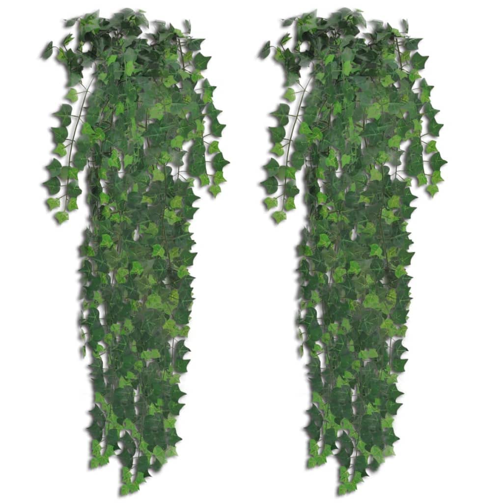 ShGaxin Künstliche Efeuranken 4 STK. Grün 90 cm, Künstliche Pflanzen Deko, Kunstpflanzen Wie Echt, Künstliche Zimmerpflanzen, Pflanzen Deko, Artificial Pflanzen