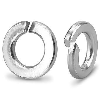 M6 Split Lock Washers, 304 Stainless Steel 18/8, DIN127B Spring Lock Washers for M6 Bolts/Screws - 150 Pcs