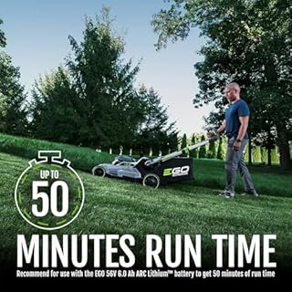 EGO POWER+ Electric Lawn Mower, Self-Propelled Cordless, Includes 56V 6.0Ah Battery and 320W Charger - LM2114SP