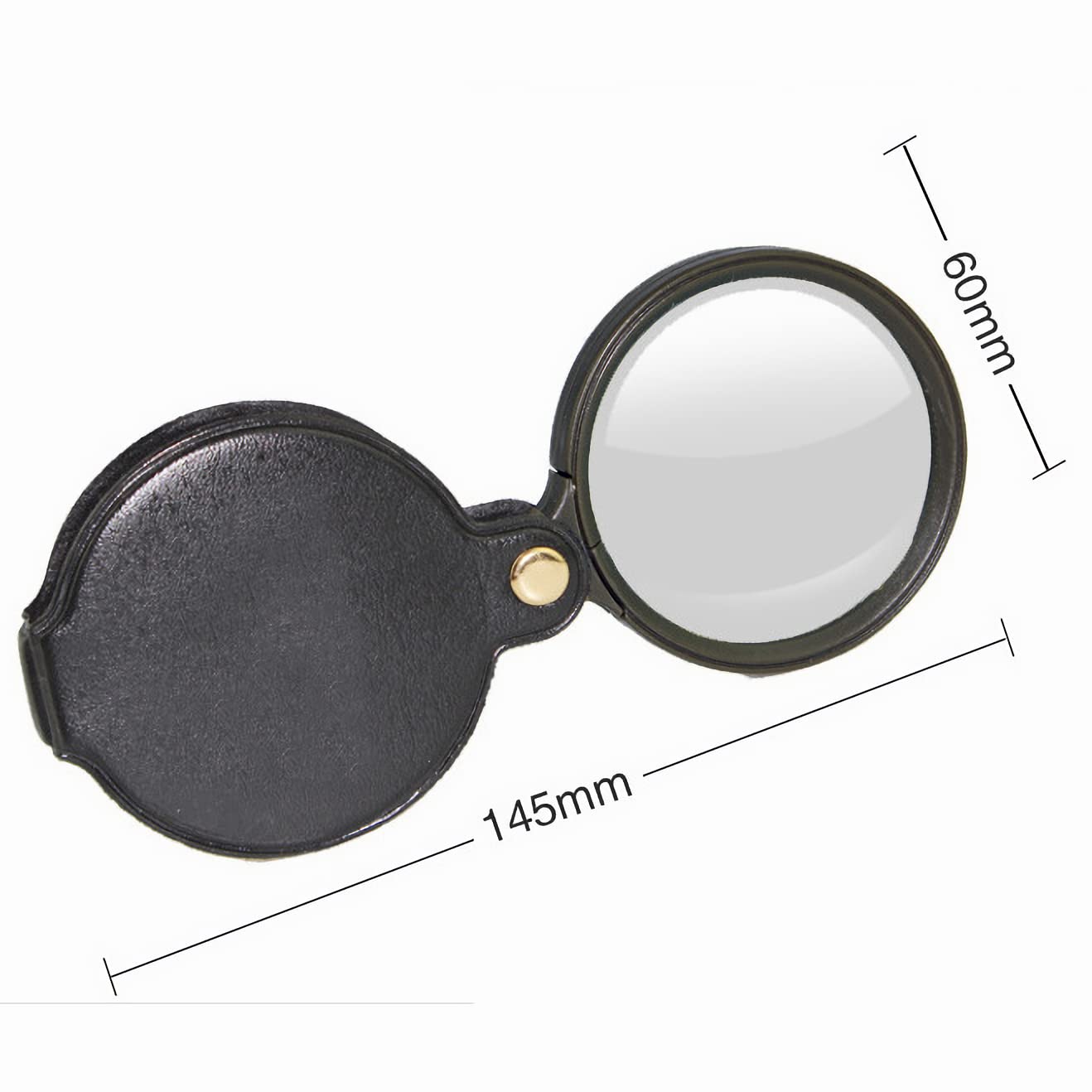 60mm 10X Pocket Folding Magnifier Loupe Magnifying... - Grandado