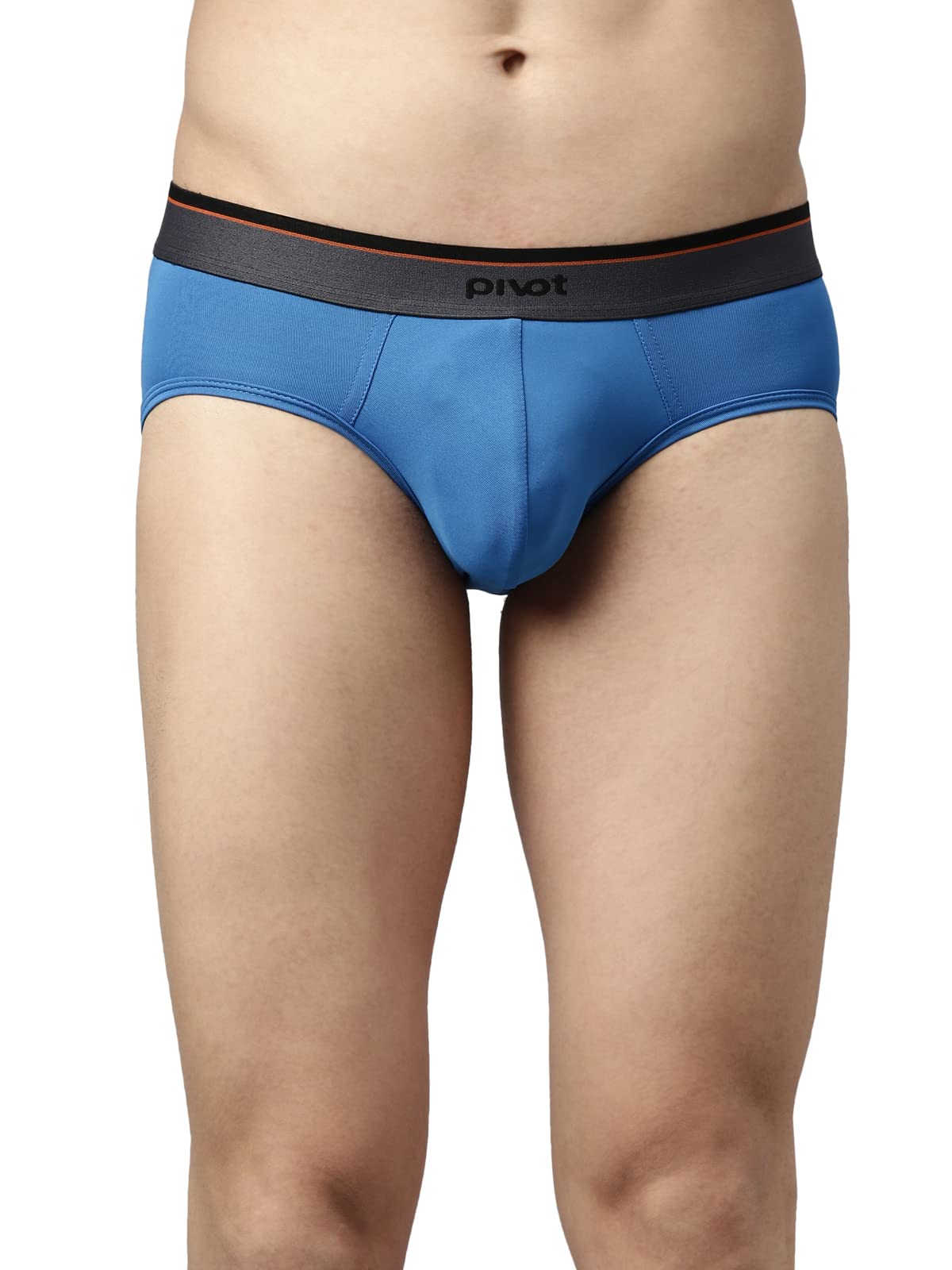 Men Scuba Polyester Brief (Blue ; M)-image-25