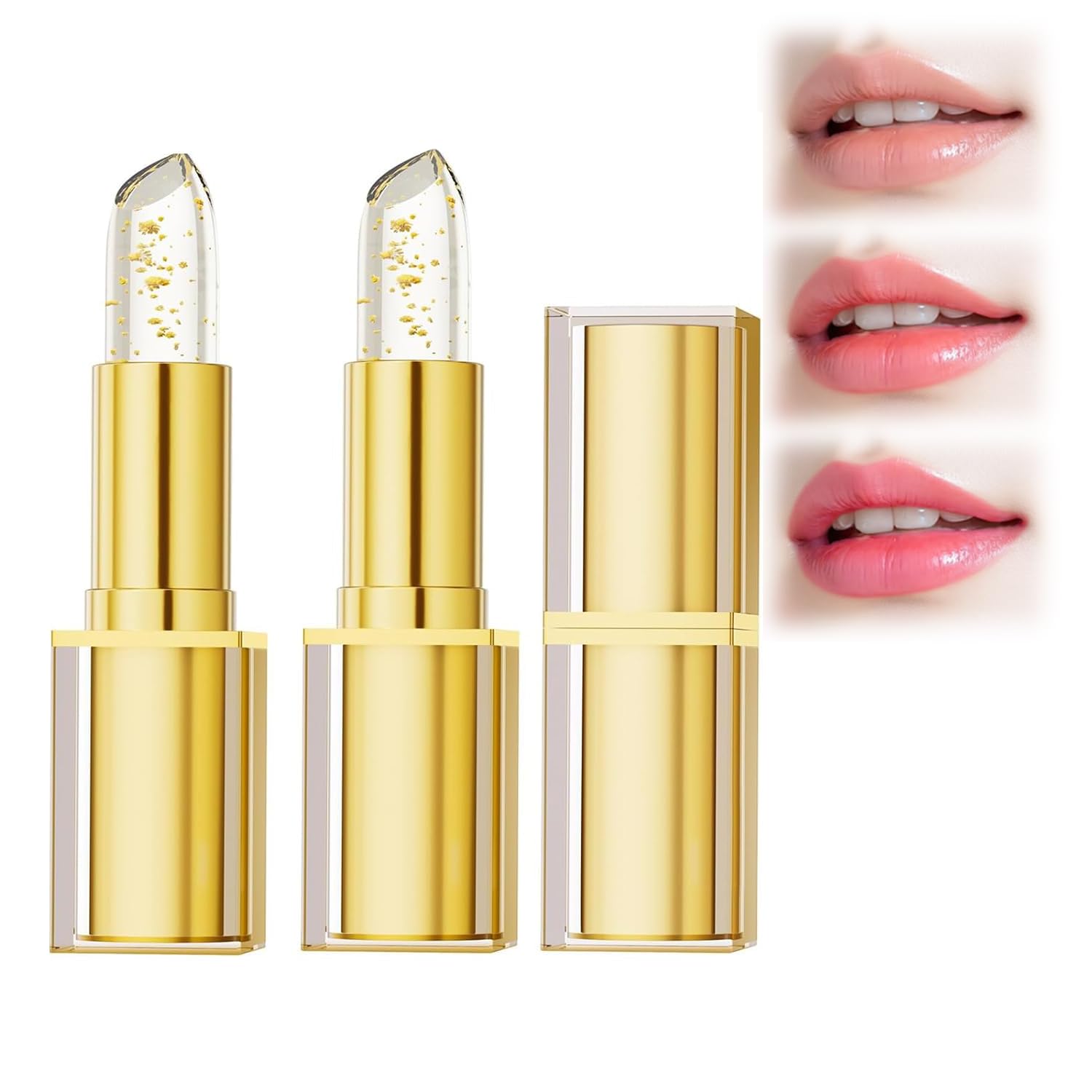 Lipstick PH Adaptive Color Changing, Adjusting Clear Transferproof Color-Changing Lipsticks, Long-Lasting Hydration Without Stripping, Deep Nourishment (2PCS)