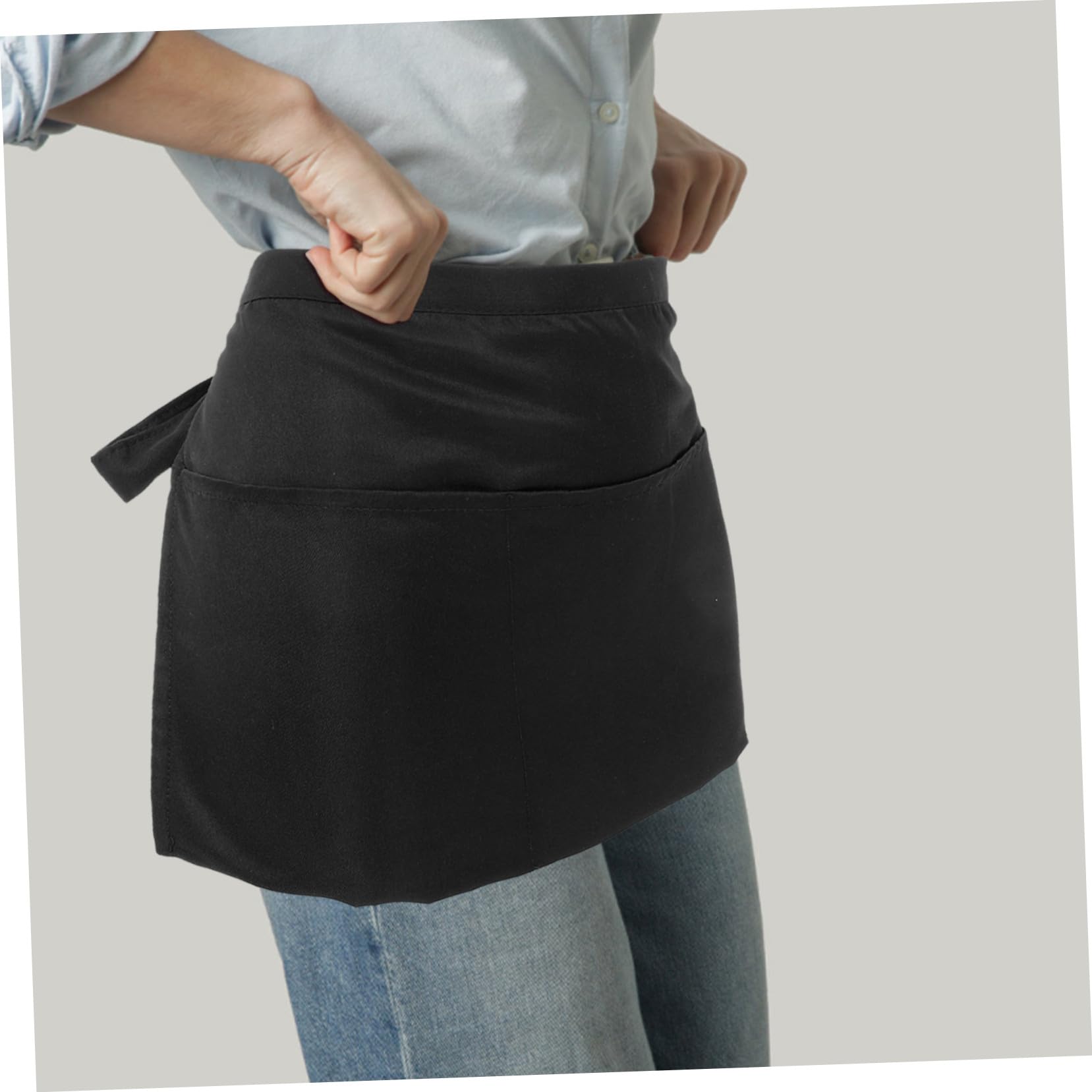 VALICLUD Küchenschürzen Unisex Damen Taillenschürze Arbeitstaillenschürze Taillenschürze Küche Kochen Erwachsene Schürzen Für Frauen Kaffee Küchenschürze Kellner Mit Tasche