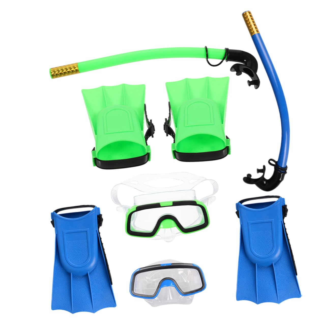 Toddmomy Set de Máscara de Snorkel Infantil Verde de 1 Pieza