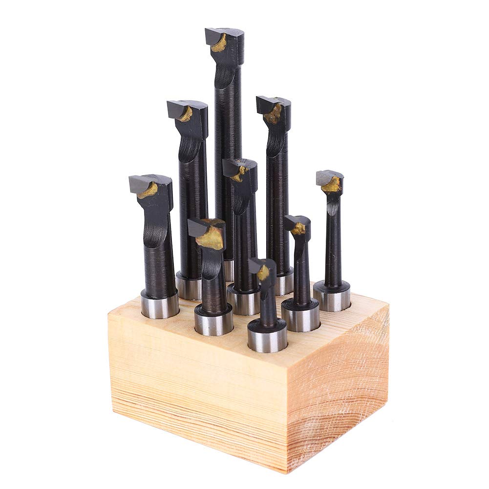 9Pcs Bo Set 12mm F Type High Speed Steel CNC Lathe Tool Holding with Base Bo BarBo Set12mm BarF BarBo Toolho Great Workmanship St