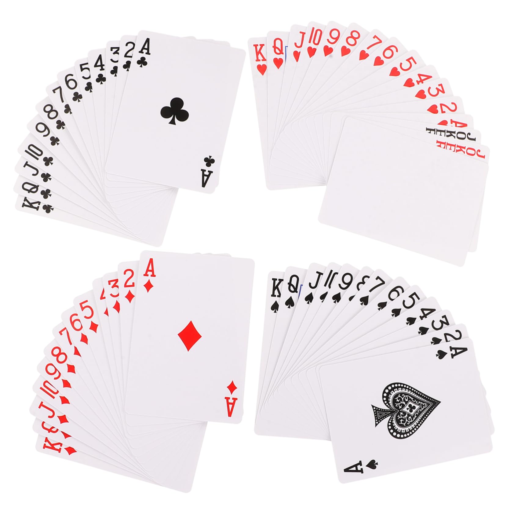 ibasenice 3sets Carte Da Poker Vuote Monofacciali Carta Per Trasferimento Termico Per Giochi Feste e Attività Con Amici e Famiglia